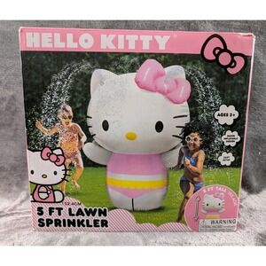 Hello Kitty‎ 5ft Inflatable Lawn Sprinkler - Brand New!